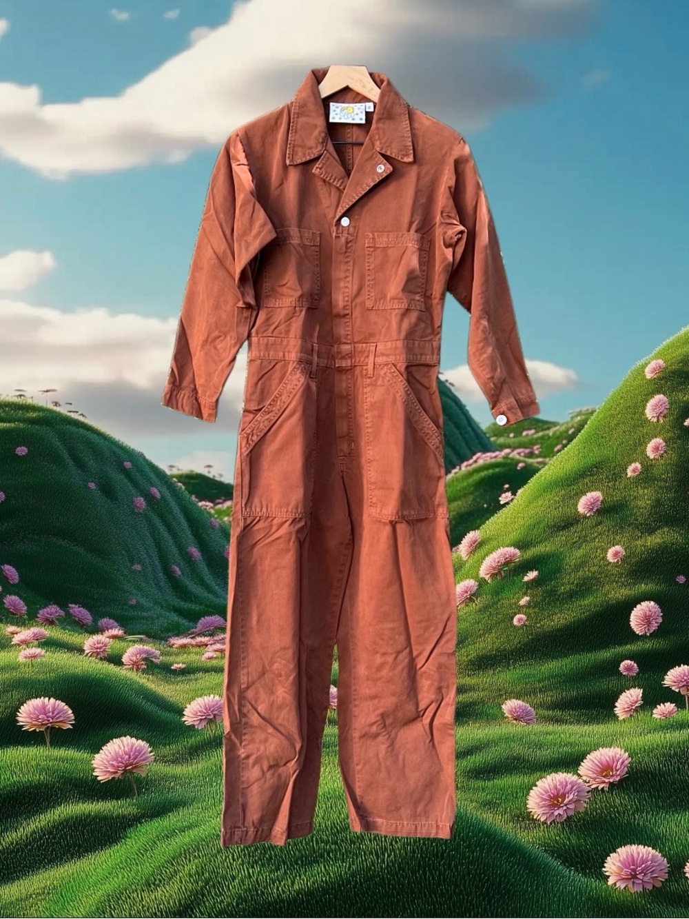 Big Bud Press Fudgesicle Brown Everyday Jumpsuit Size S